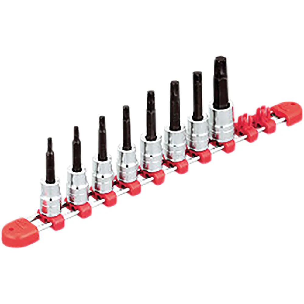 3/8"sq. TT-Type Torx bit Socket Set (8pcs.)