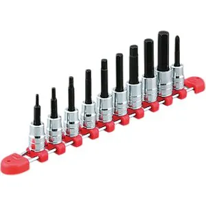 3/8"sq. Hex bit Socket Set (10pcs.)