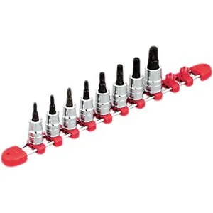 3/8"sq. Short T-Type Torx bit Socket Set (8pcs.)