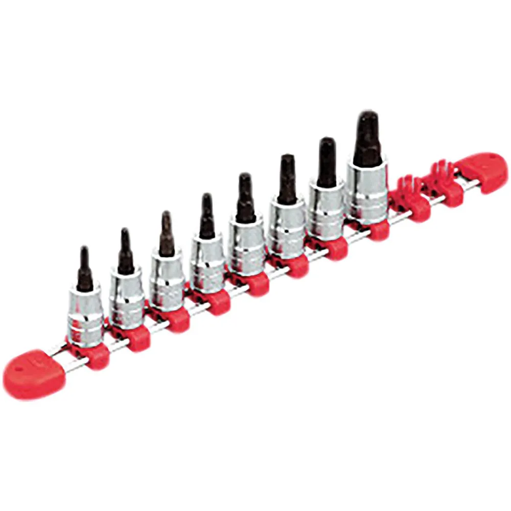 3/8"sq. Short T-Type Torx bit Socket Set (8pcs.)