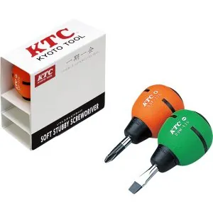 Soft Grip Stubby Screwdriver Gift Set (2pcs)
