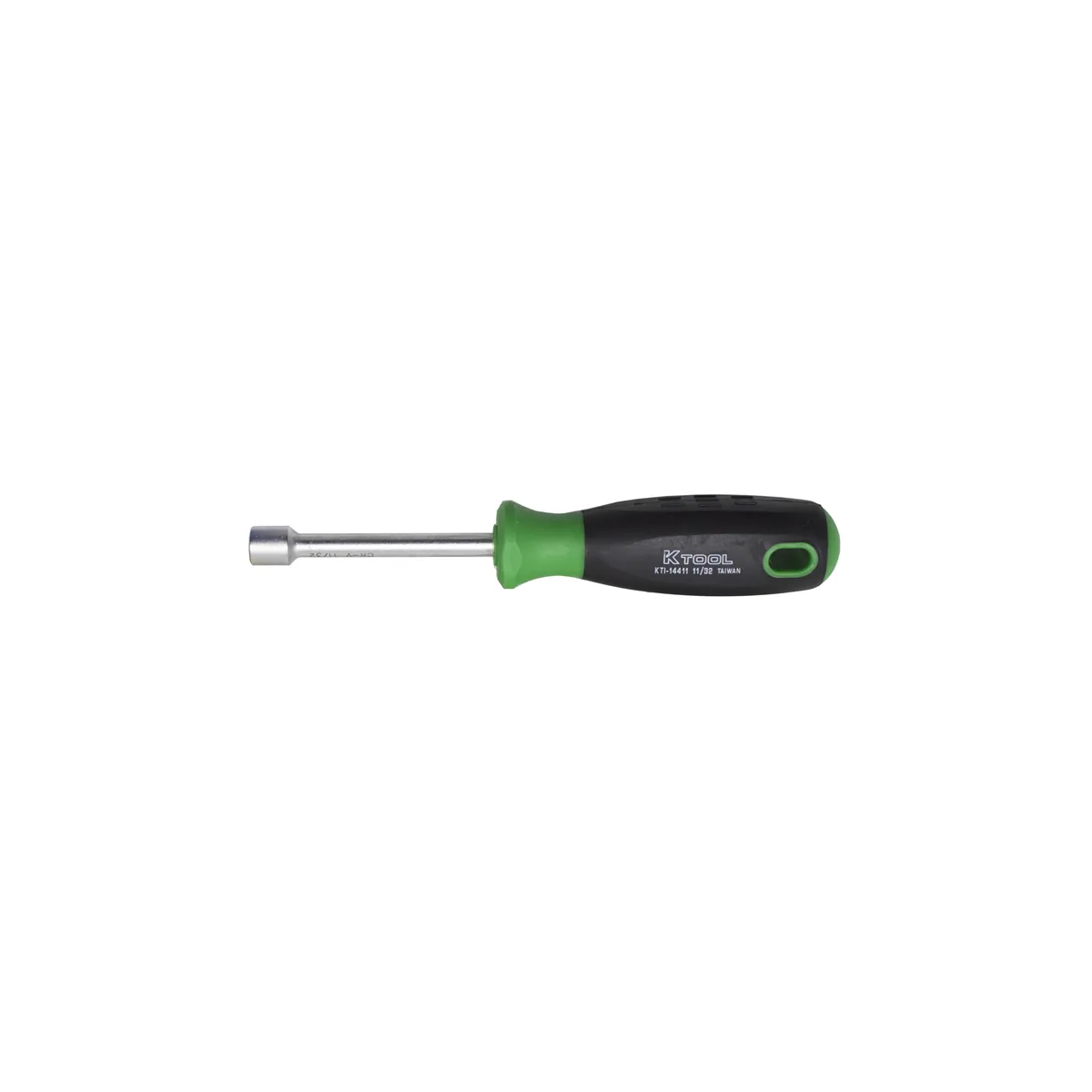 K Tool International SAE NUT DRIVER 11/32"X3" SOFT-GRIP HANDLE