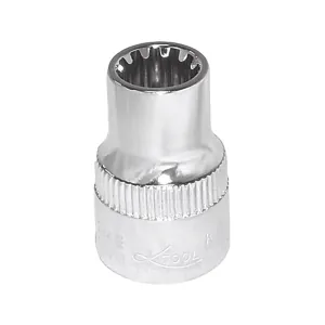 K Tool International 3/8" 12MM DEEP UNIV SPLINE SOC