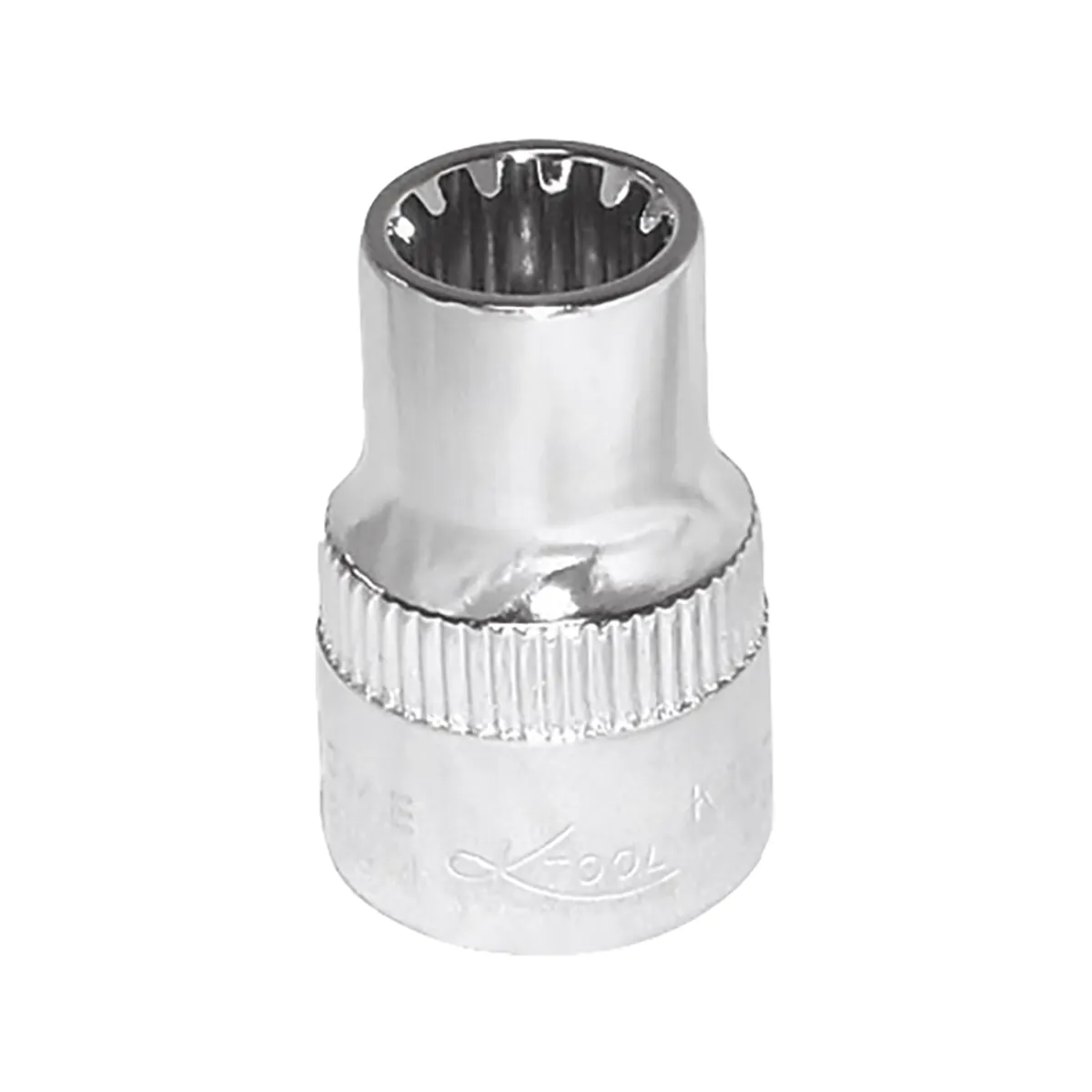 K Tool International 3/8" 12MM DEEP UNIV SPLINE SOC