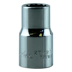 K Tool International SOC 1/4 3/8D 12PT SHORT
