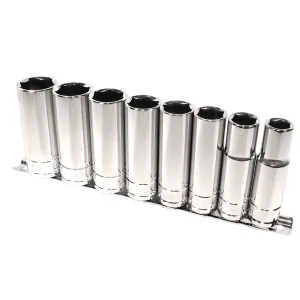 K Tool International 8-PIECE 1/2 " DR 6-PT SAE DEEP