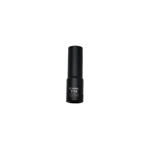 K Tool International Socket Impact 7/16 in. 3/8 in. Dr 6pt DP
