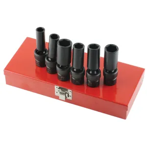 K Tool International SOC SET IMP FLEX 3/8" DR 6 PC.