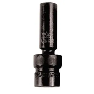 K Tool International SOC IMP FLEX 7/16" 3/8" DR DEEP 6 PT