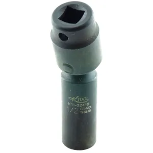 K Tool International SOC IMP FLEX1/2" 3/8" DR DEEP 6 PT
