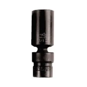 K Tool International SOC IMP FLEX 3/4" 3/8" DR DEEP 6 PT
