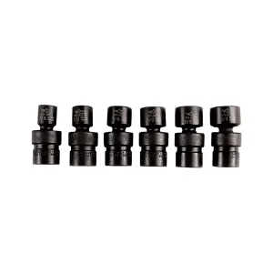 K Tool International SOC SET IMP FLEX 3/8" DR 6 PC.