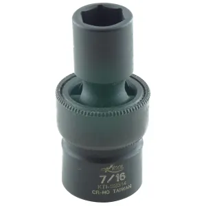 K Tool International SOC 7/16 3/8D IMP UNIV 6PT SHORT