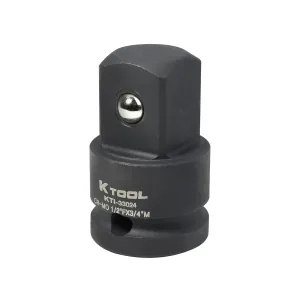 K Tool International Socket Adapter 1/2 in. Female and 3/4 in. Male