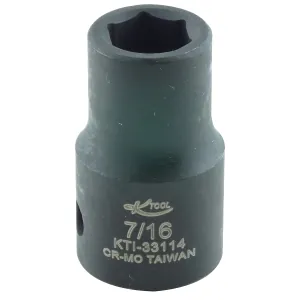K Tool International SOC IMP SAE 1/2 DR 7/16"