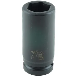 K Tool International 1" SOC IMP 3/4" DR DEEP 6 PT