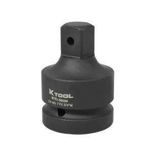 K Tool International Socket Adapter Impact 1 in. Female 3/4 in. Male