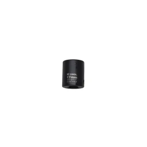 K Tool International 17MM 3/8 Drive Impact 6 Point Socket