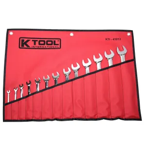 K Tool International Wrench Set Combination 13 Piece SAE