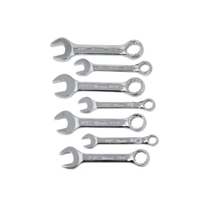K Tool International Wrench Set 7 Piece Combination Short SAE