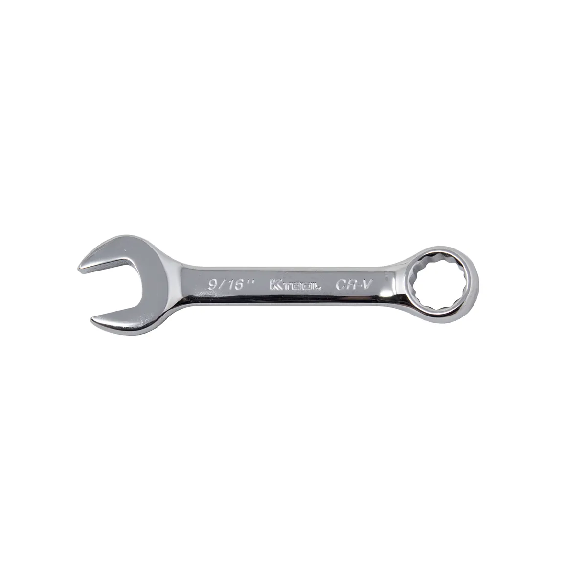 K Tool International Wrench 9/16 Inch Combination Short 12 Point 15 Degree