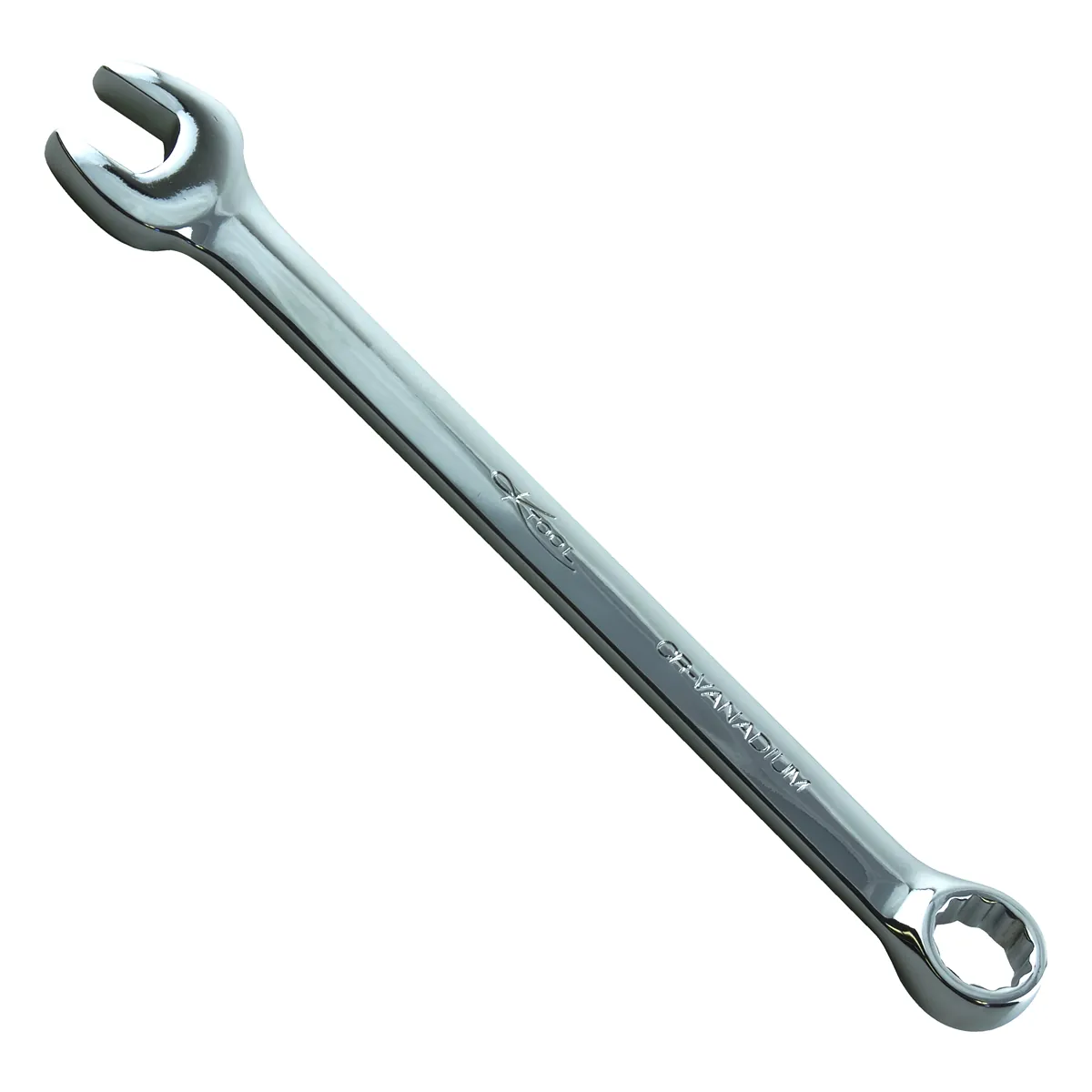 K Tool International Wrench 9/16 Inch Combination Hi Polish 12 Point 15 Degree