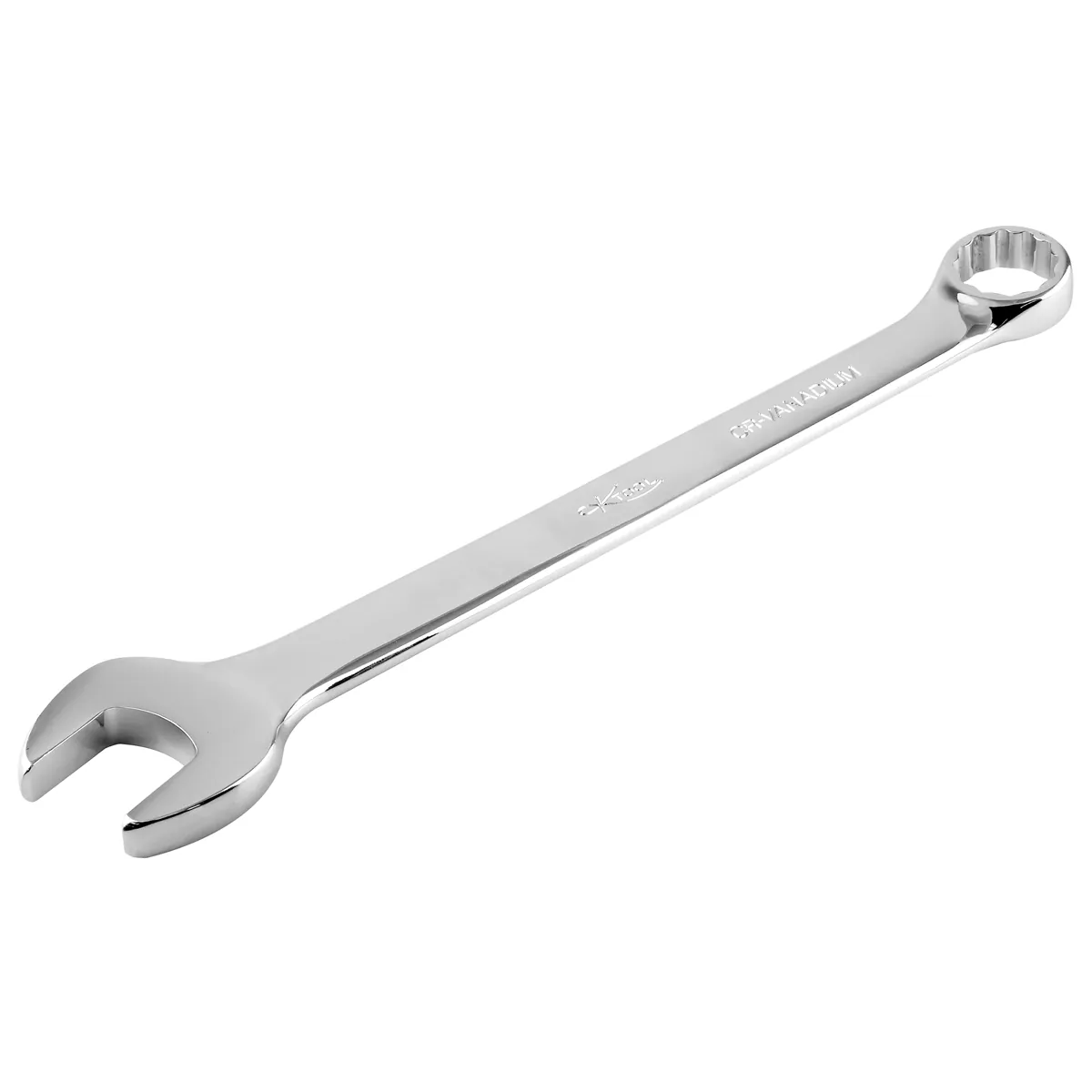 K Tool International Wrench 7/8 Inch Combination Hi Polish 12 Point 15 Degree