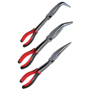 K Tool International Pliers Set Needle Nose 3 pc 11 in.