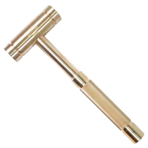 K Tool International HAMMER BRASS 48OZ. 1-1/4IN. HEAD DIAMETER