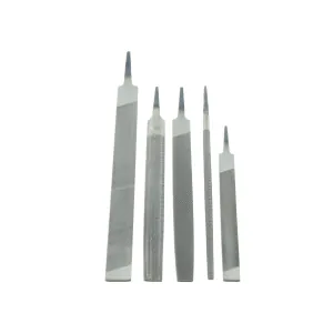 K Tool International KTI 5-Piece Assorted Mill Cut Bastard File Set