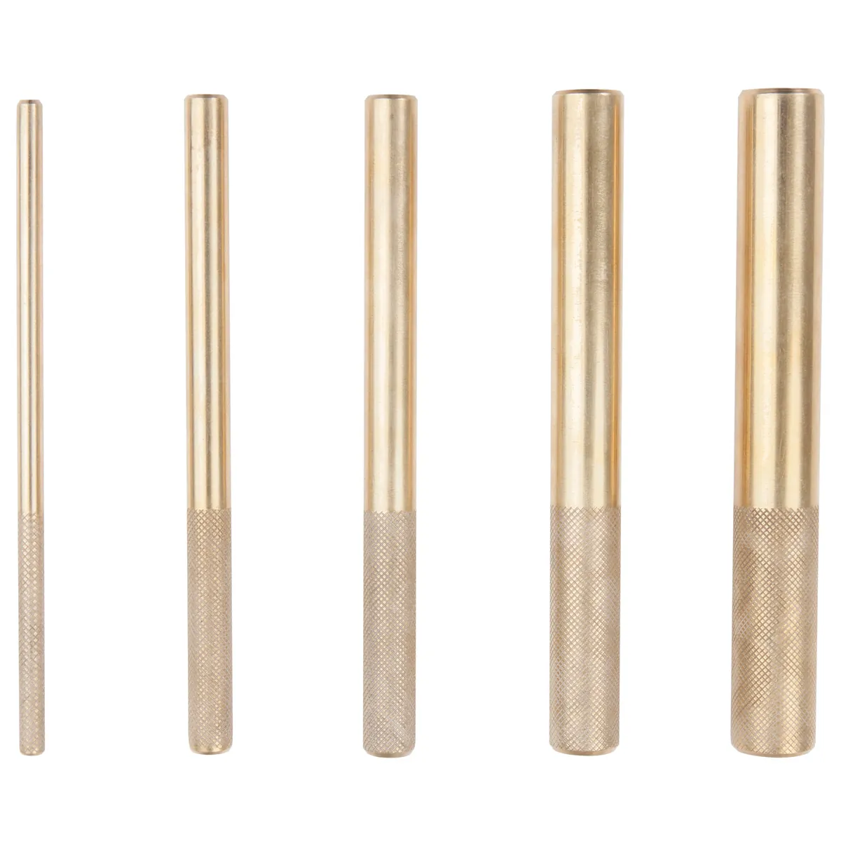 K Tool International Drift Brass Punch Set, 5 Piece