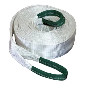 K Tool International Tow Strap With Looped Ends 4in. x 30ft. 40,000lbs