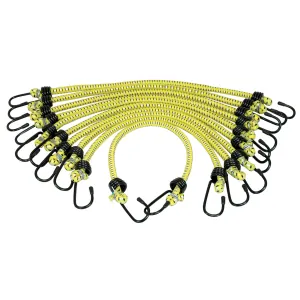 K Tool International 10PK BUNGEE CORD 3/8IN. X 18IN. GENERAL PURPOSE