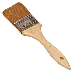 K Tool International Utility Brush 2 Inch Natural Bristles Wood Handle