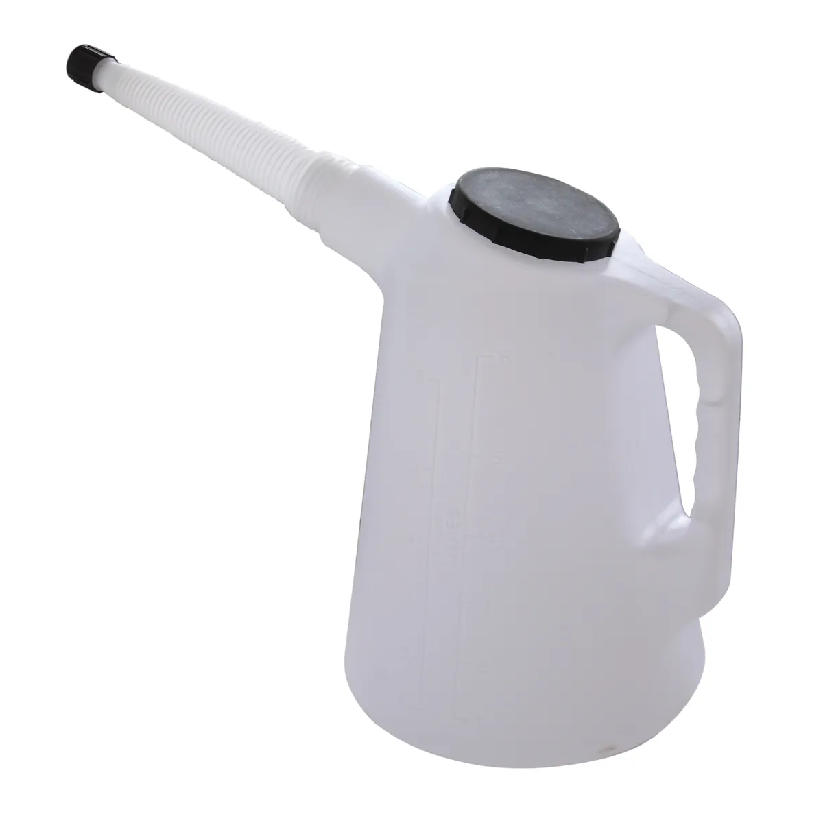 K Tool International Plastic Measure Flex Spout with Dust Cap 6 Quart