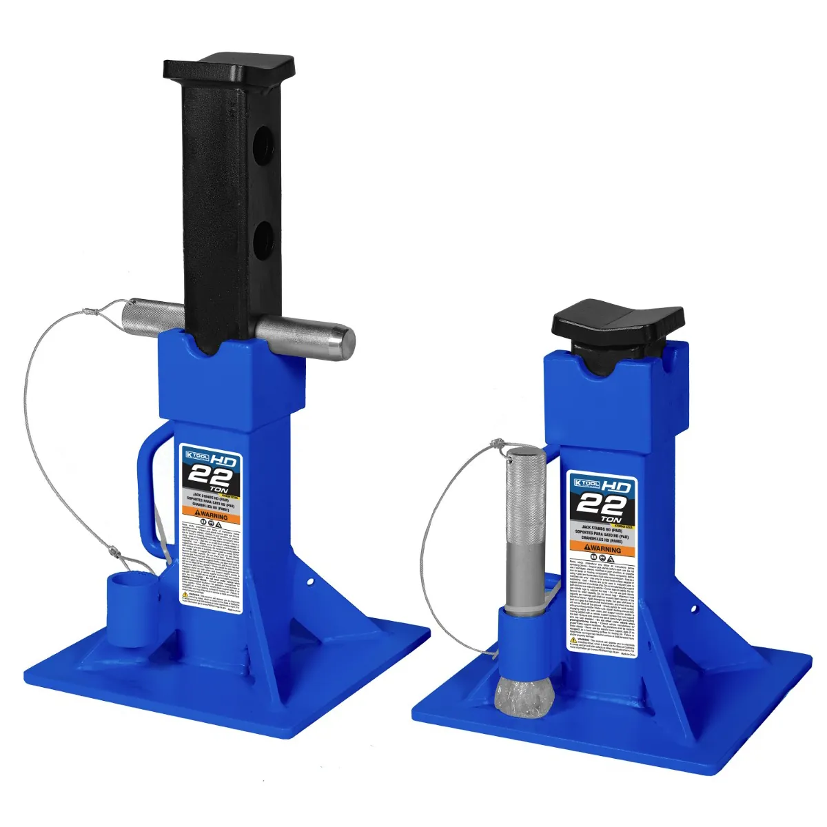 K Tool International Jack Stands 22 Ton HD (Pair)