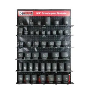K Tool International OVERLAY 3/4" DR IMP SOCS DISPLAY