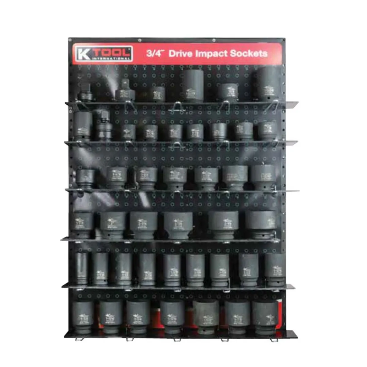 K Tool International OVERLAY 3/4" DR IMP SOCS DISPLAY