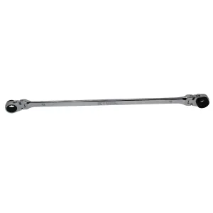K Tool International Wrench 13mm x 15mm Metric Ratcheting Reversible Double Box Universal Spline 90 Tooth