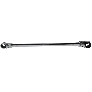 K Tool International Wrench 16mm x 18mm Metric Ratcheting Reversible Double Box Universal Spline 90 Tooth