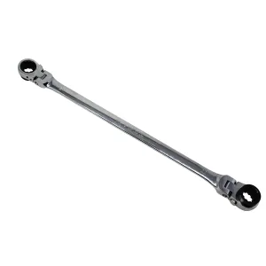 K Tool International Wrench 21mm x 22 mm Ratcheting Reversible Double Box Universal Spline 90 Tooth