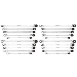 K Tool International 4 Sets of 5 Pc. Metric Double Box Univ Spline 90 Tooth