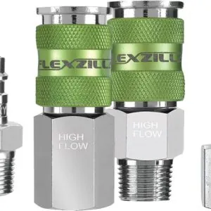 7pc Coupler & Plug Kit 3/8 in NPT Steel/Aluminum