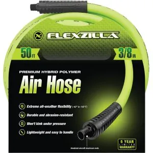 3/8" X 50' Flexzilla ZillaGreen Air Hose with 1/4" Ends