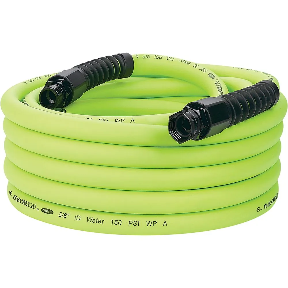 5/8" x 50' Flexzilla Pro ZillaGreen Water Hose with 3/4" GHT Fittings