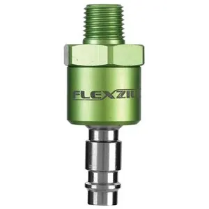 Legacy Manufacturing Flexzilla Pro High Flow Ball Swivel Plug, 1/4" Body, 1/4" MNPT