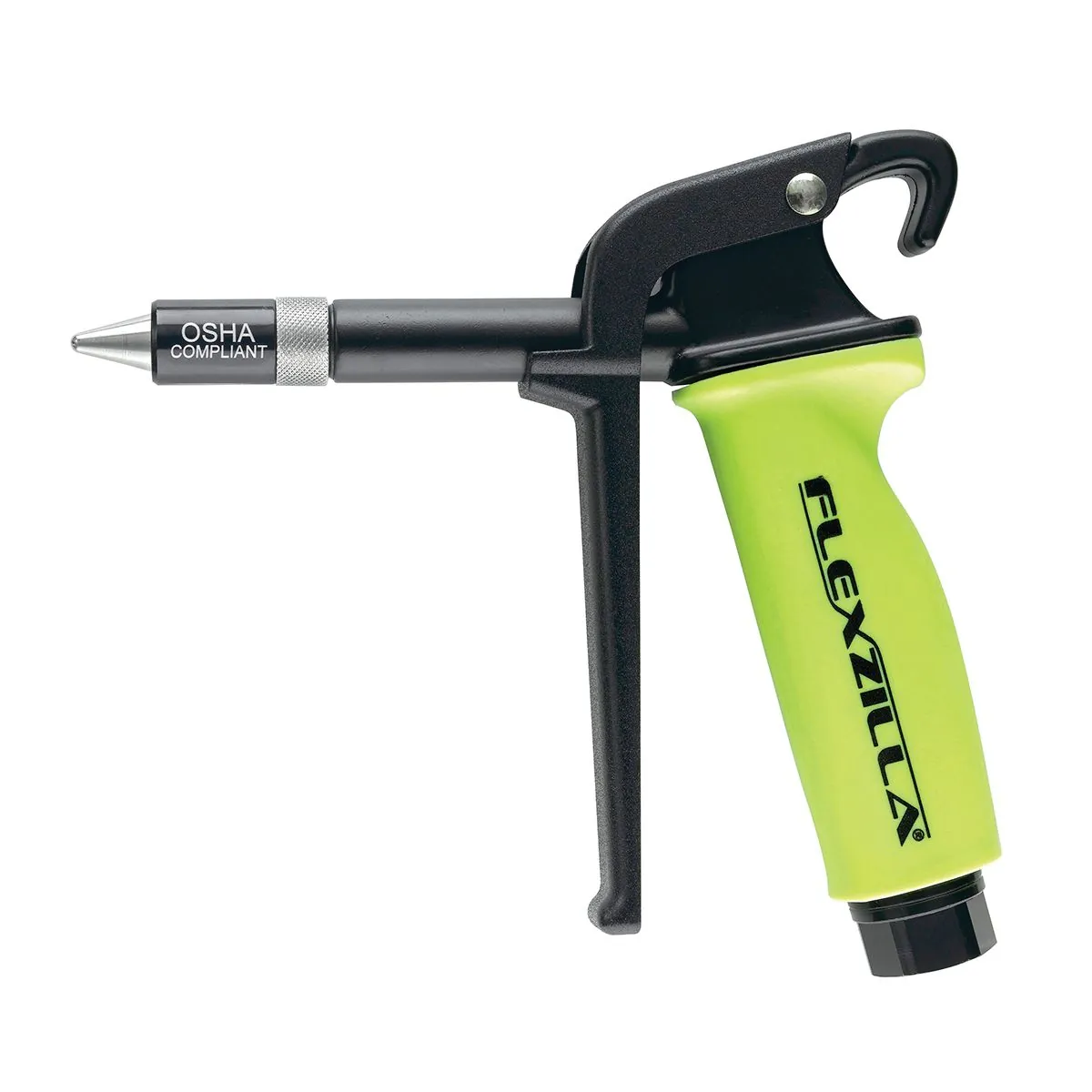 Legacy Manufacturing Flexzilla X3 Blow Gun with Quiet-Flo Safety Nozzle, ZillaGreen