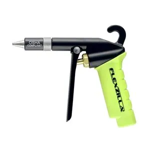 Legacy Manufacturing Flexzilla X1 Blow Gun with Quiet-Flo Safety Nozzle, ZillaGreen