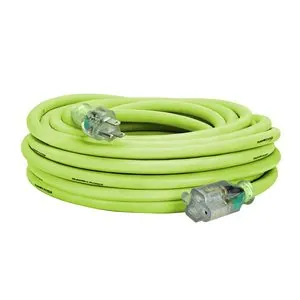 Legacy Manufacturing Flexzilla Pro Extension Cord, 10/3 AWG SJTW, 50', Outdoor, Lighted Plug
