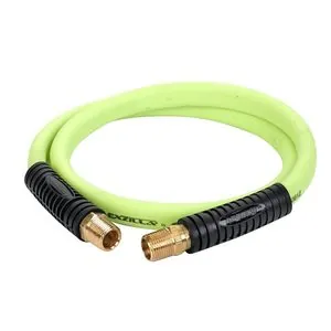 Legacy Manufacturing Flexzilla Whip Hose with Swivel, 1/2" x 4', 1/2" MNPT Swivel x 1/2" MNPT Fittings